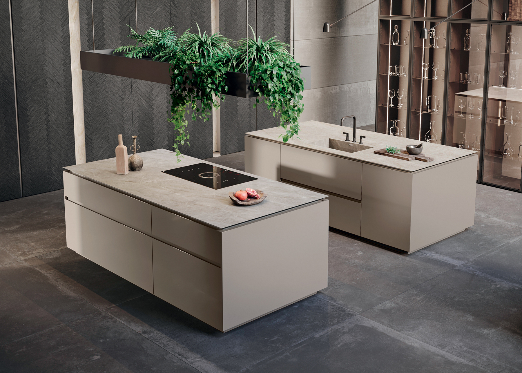 Modern kitchen cabinets